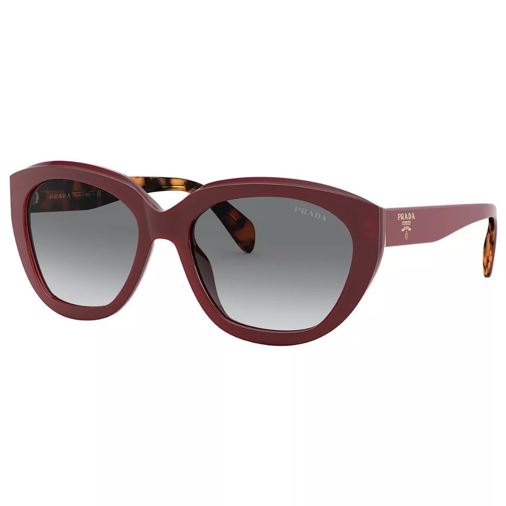 BNIB Prada Red and Leopard Sunglasses, PR 16XS 56